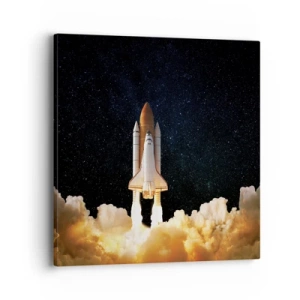 Cuadro sobre lienzo - Impresión de Imagen - ¡Ad astra! - 40x40 cm