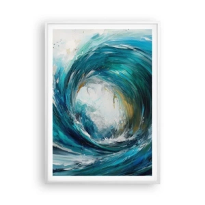 Póster en marco blanco - Portal marino - 70x100 cm