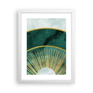 Póster en marco blanco - Un sistema solar diferente - 30x40 cm