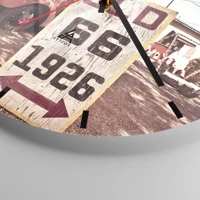 Esfera sin numeración, con rayas