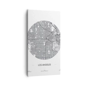 Cuadro sobre lienzo - Impresión de Imagen - Anatomía de Los Ángeles - 55x100 cm