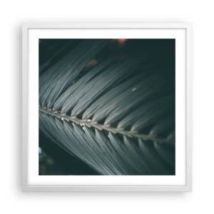 Póster en marco blanco - La precisión de la naturaleza - 50x50 cm