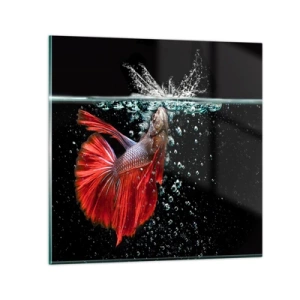 Cuadro sobre vidrio - Impresiones sobre Vidrio - Tienes tres deseos - 40x40 cm