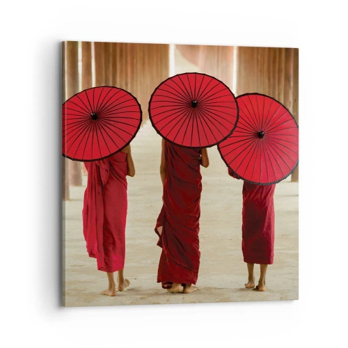 Cuadro sobre lienzo - Impresión de Imagen - En el camino a la Tierra Pura - 70x70 cm