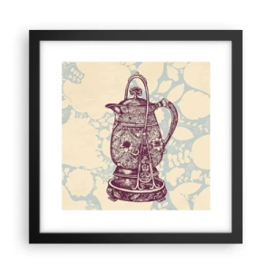 Póster en marco negro - La belleza de lo cotidiano - 30x30 cm