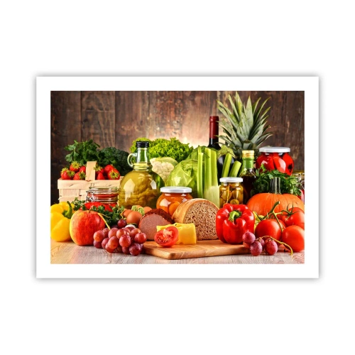 Póster - La mesa está lista - 70x50 cm