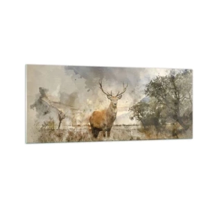 Cuadro sobre vidrio - Impresiones sobre Vidrio - Dignidad - fuerza - encanto - 100x40 cm