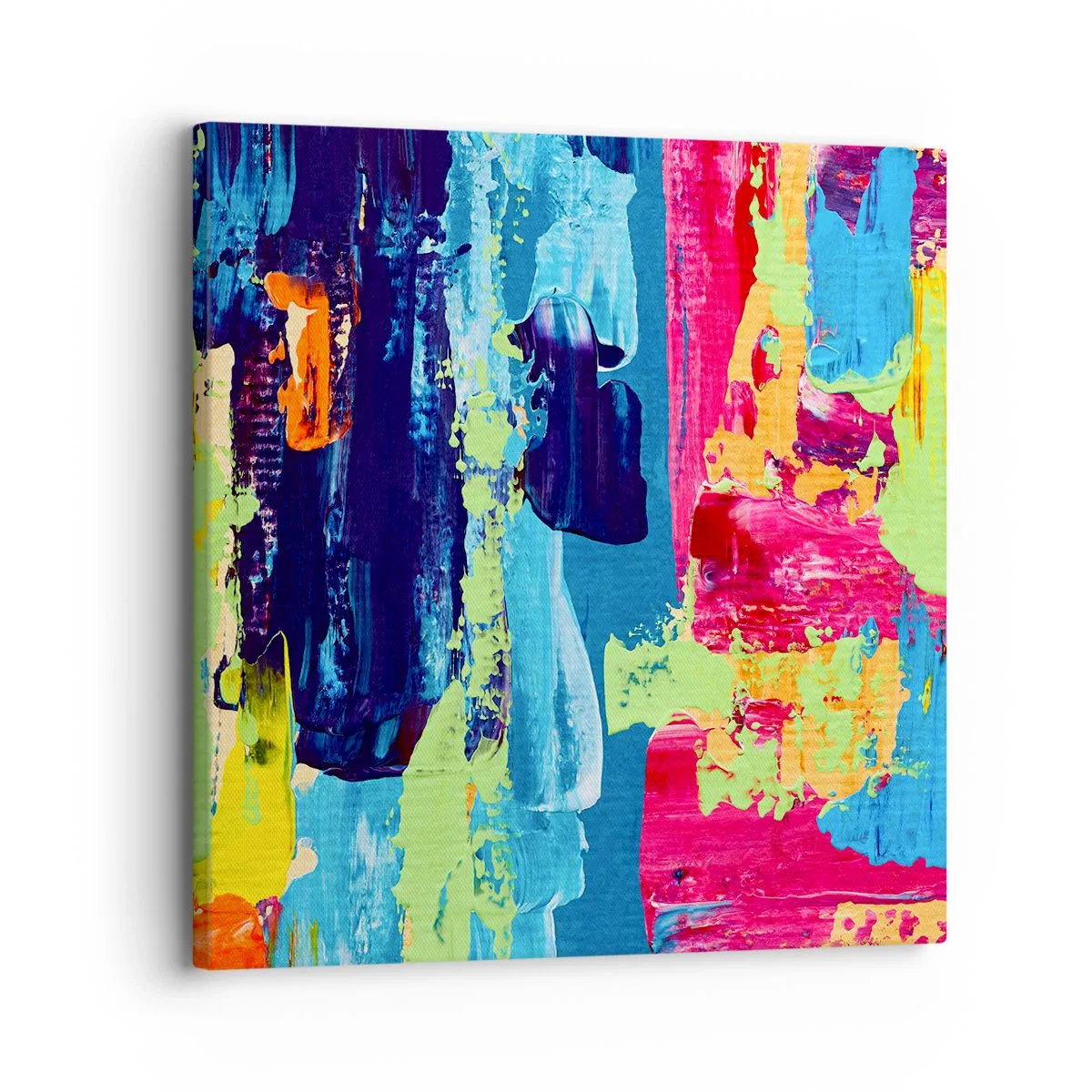 Cuadro sobre lienzo - Impresión de Imagen - ¡La vida es hermosa! - 30x30 cm