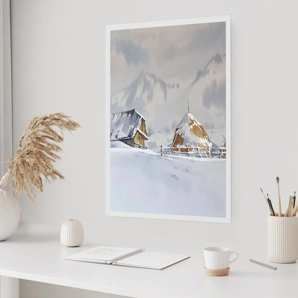 Póster - En un valle nevado - 70x100 cm