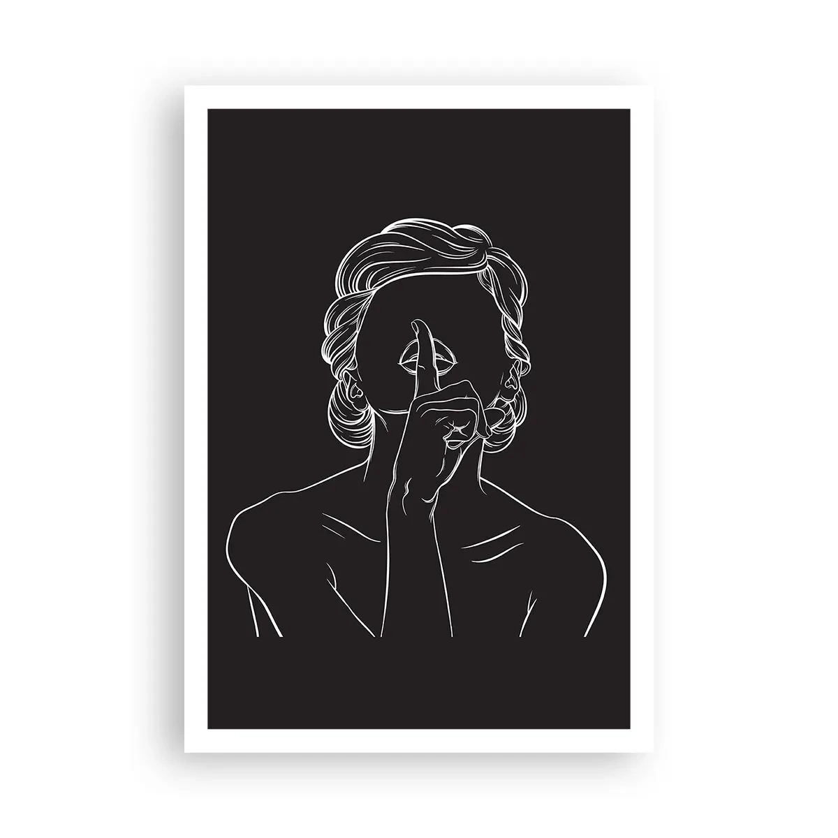 Póster - La belleza florece en silencio - 70x100 cm