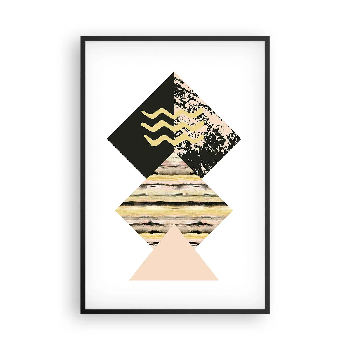 Póster en marco negro - No es tan sencillo - 61x91 cm