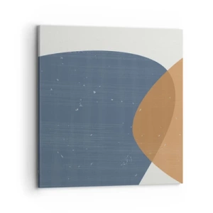 Cuadro sobre lienzo - Impresión de Imagen - Óvalos e influencias - 70x70 cm