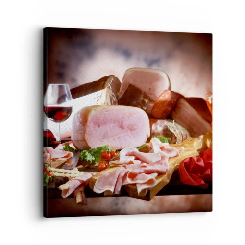 Cuadro sobre lienzo - Impresión de Imagen - Un sueño culinario - 30x30 cm