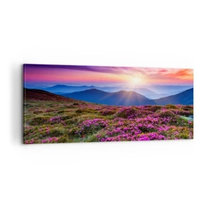 Cuadro sobre lienzo - Impresión de Imagen - Dulce aroma a frescura - 100x40 cm