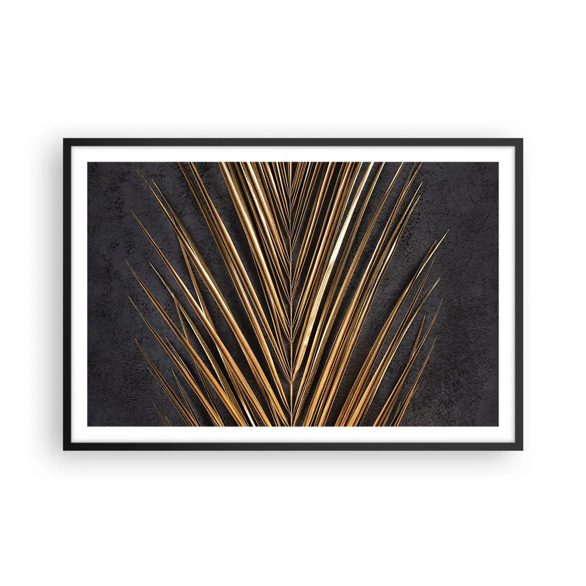Póster en marco negro - El oro de los trópicos - 91x61 cm