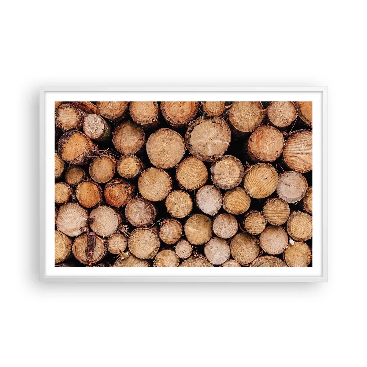 Póster en marco blanco - Un nuevo comienzo - 91x61 cm