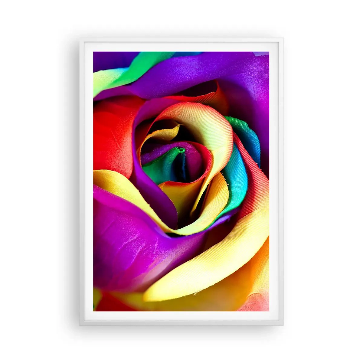 Póster en marco blanco - Es imposible - 70x100 cm