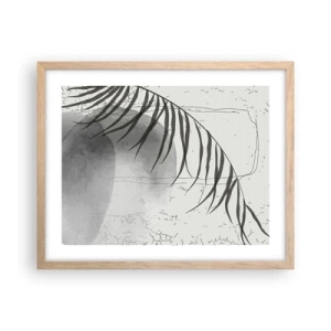 Póster en marco roble claro - El sutil exotismo de la naturaleza - 50x40 cm