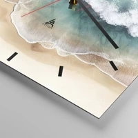 Esfera sin numeración, con rayas