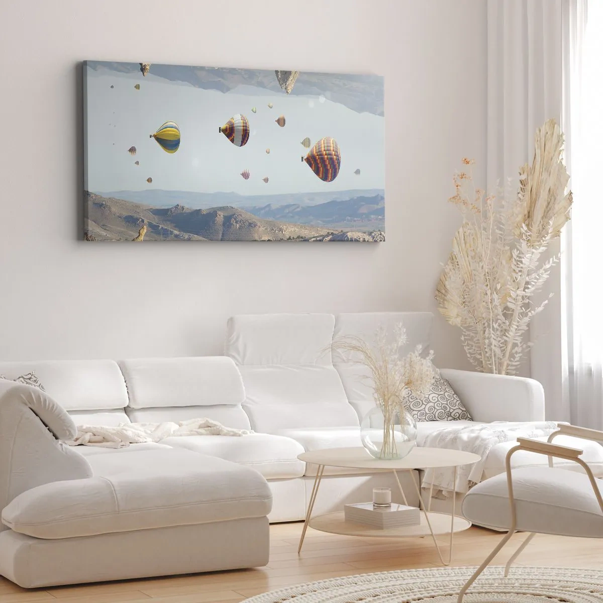 Cuadro sobre lienzo - Impresión de Imagen - Aquí todo es posible - 100x40 cm