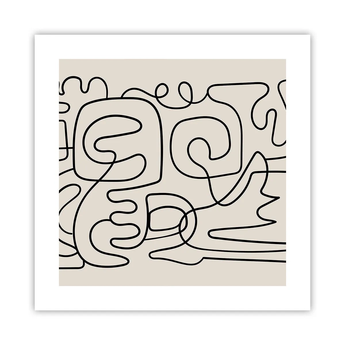 Póster - El camino correcto - 40x40 cm