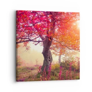 Cuadro sobre lienzo - Impresión de Imagen - Un frenesí de floración - 30x30 cm