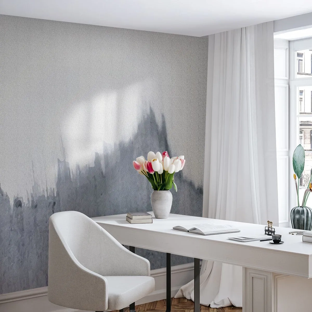 Fotomural Standard Eco - Una señal misteriosa - Minimalismo, Pedazo, Difuminar - 400x280 cm