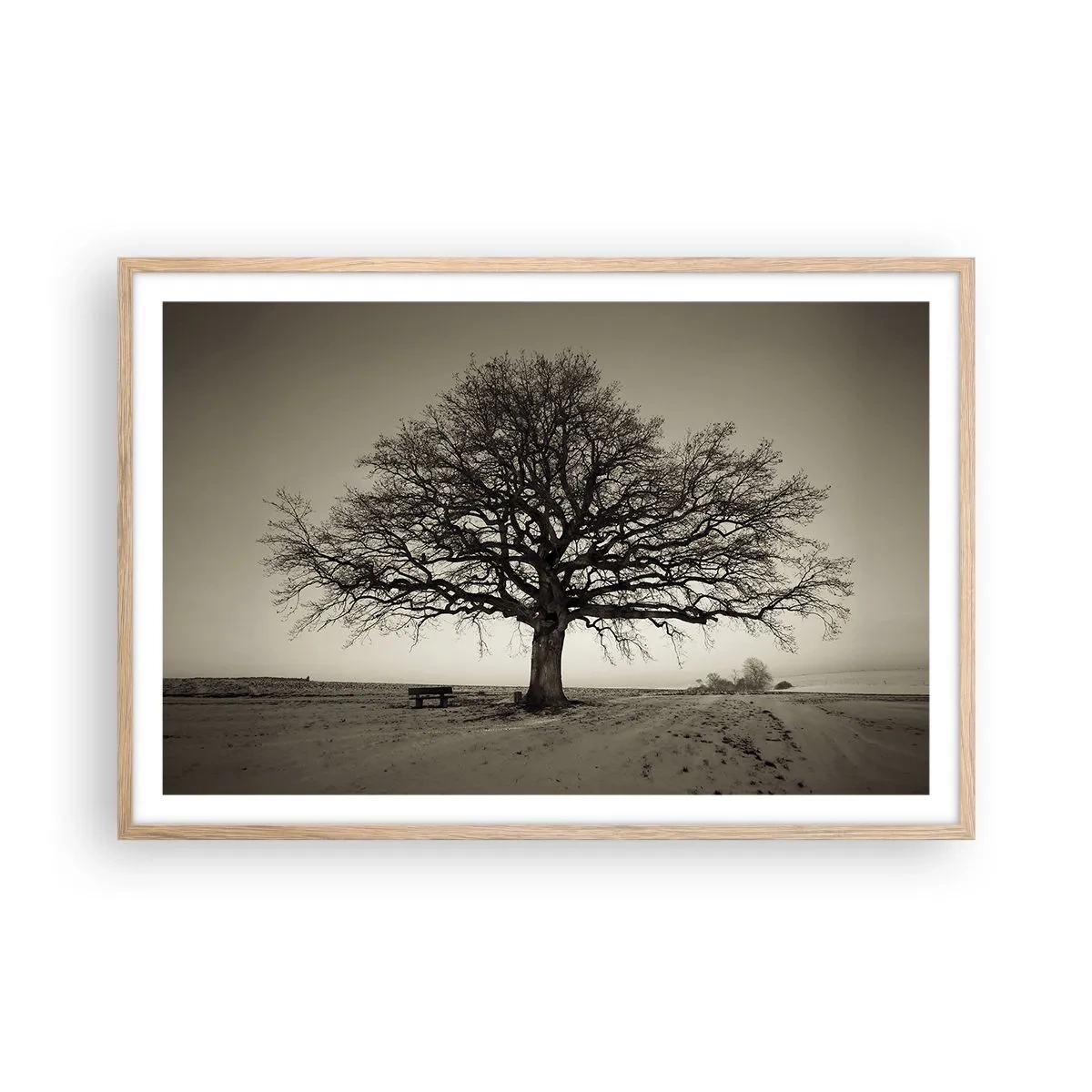 Póster en marco roble claro - De aquí a la eternidad - 91x61 cm