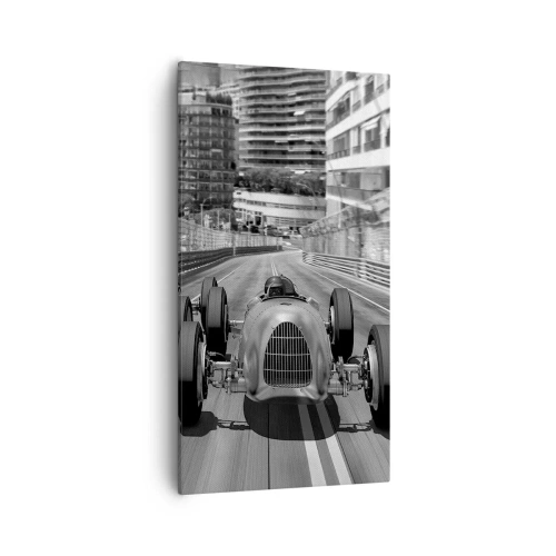 Cuadro sobre lienzo - Impresión de Imagen - Érase una vez en Montecarlo - 55x100 cm
