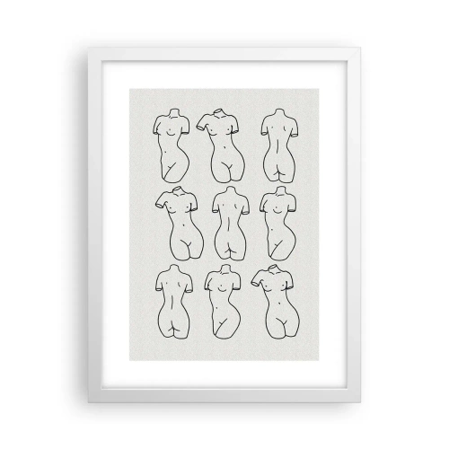 Póster en marco blanco - Solo Venus - 30x40 cm