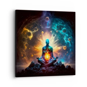 Cuadro sobre lienzo - Impresión de Imagen - Tranquilidad cósmica - 30x30 cm