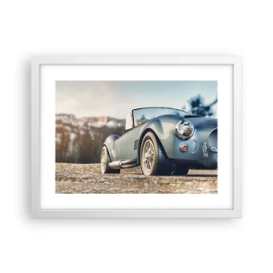 Póster en marco blanco - Porque el estilo importa - 40x30 cm