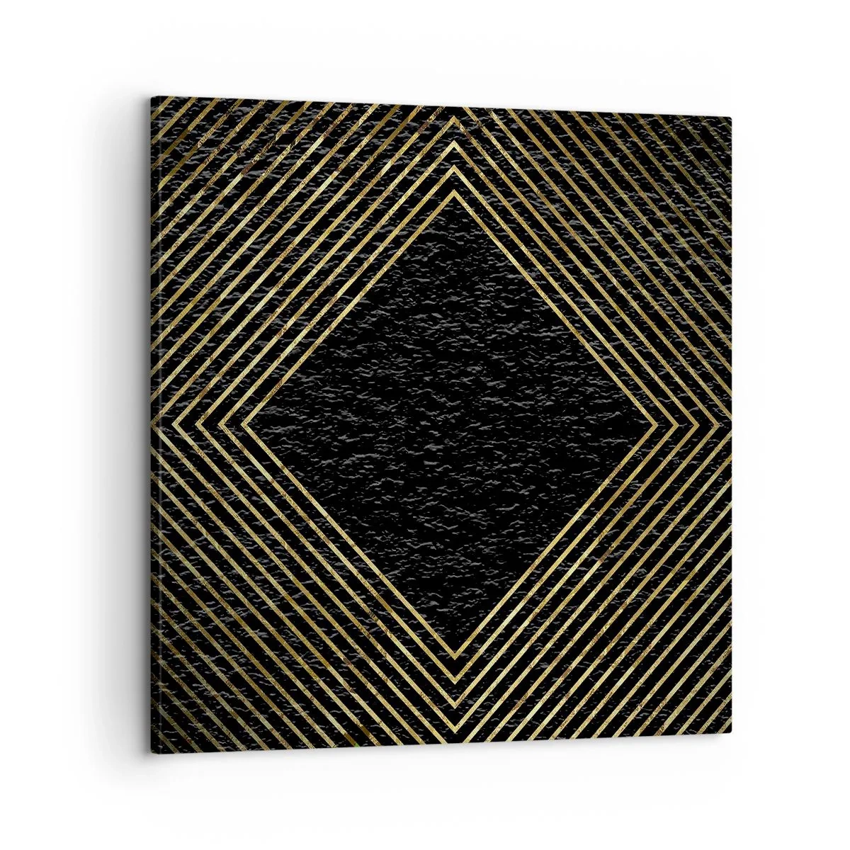 Cuadro sobre lienzo - Impresión de Imagen - Geometría al estilo glamour - 60x60 cm