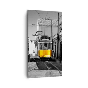 Cuadro sobre lienzo - Impresión de Imagen - Espíritu de Lisboa - 45x80 cm