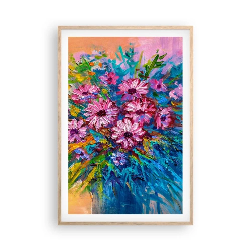 Póster en marco roble claro - La energía de la vida - 61x91 cm