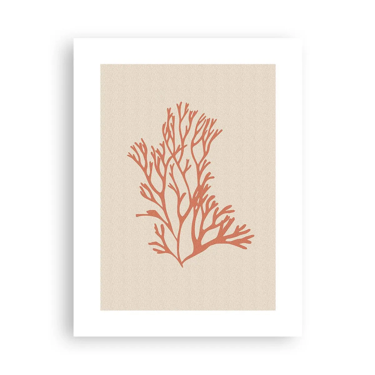 Póster - Filigrana de coral - 30x40 cm