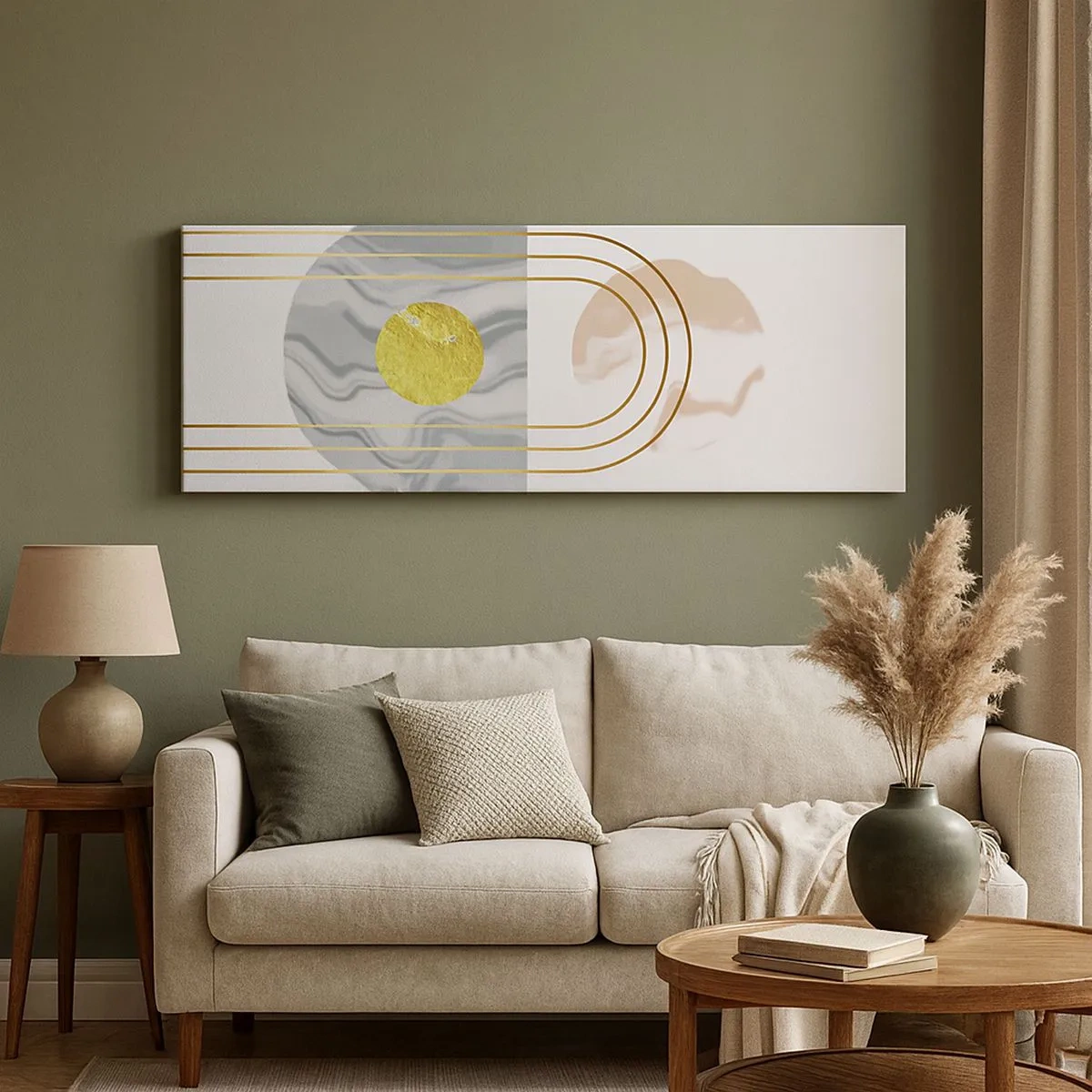 Cuadro sobre lienzo - Impresión de Imagen - Brillo y resplandor - 100x40 cm