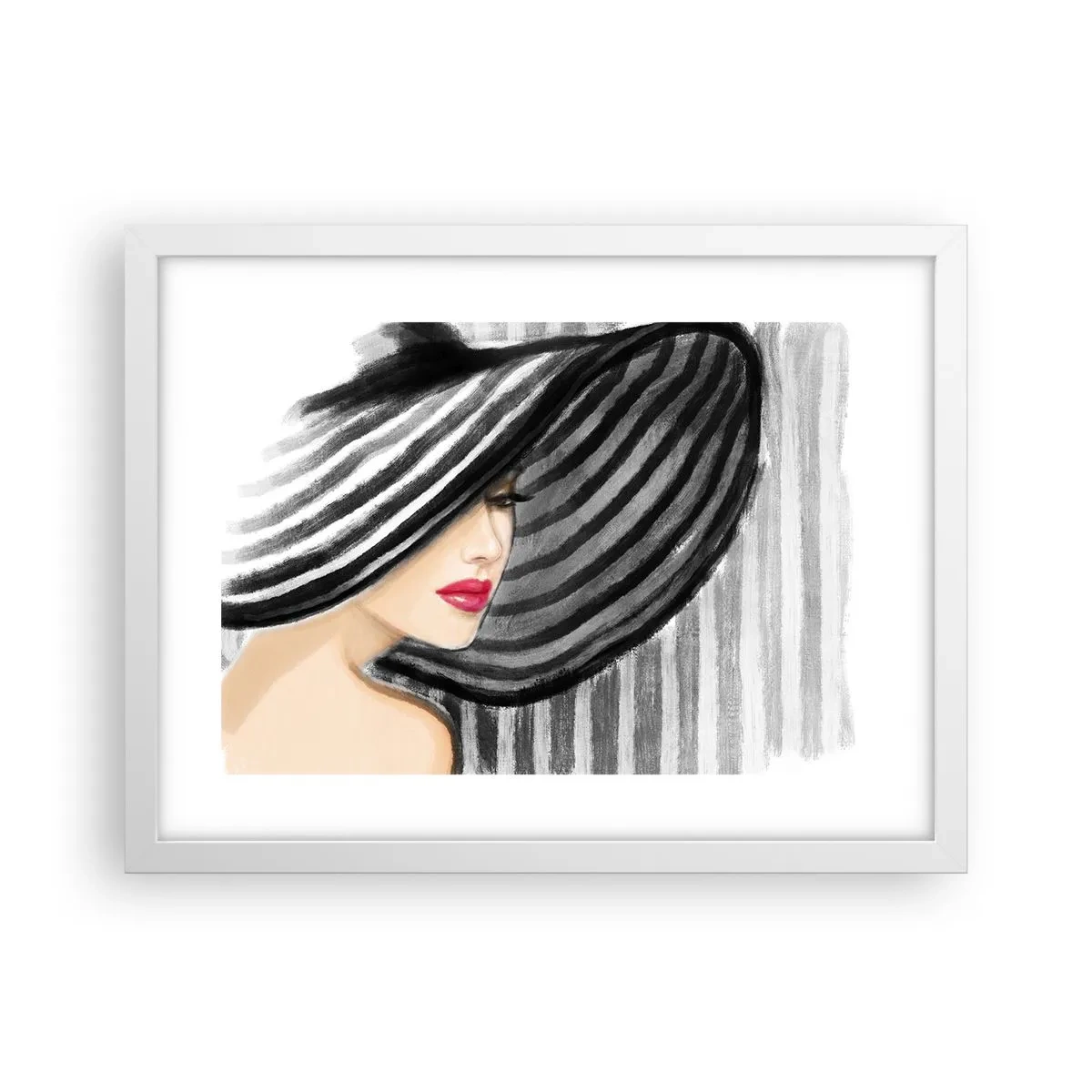 Póster en marco blanco - ¿Dónde puedo encontrarte? - 40x30 cm