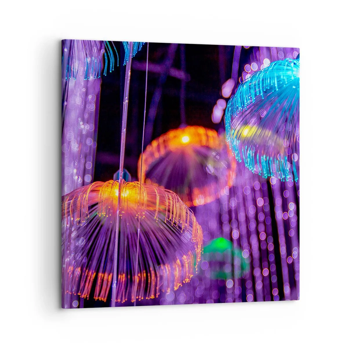 Cuadro sobre lienzo - Impresión de Imagen - Fuente luminosa - 50x50 cm