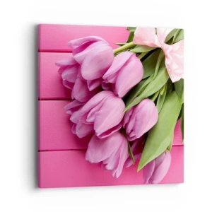 Cuadro sobre lienzo - Impresión de Imagen - Solo para ti - 40x40 cm