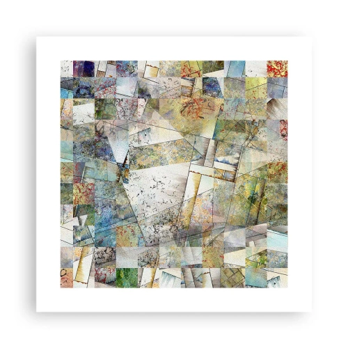 Póster - Remodelación geométrica - 40x40 cm