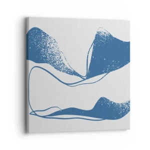 Cuadro sobre lienzo - Impresión de Imagen - Abstracción con alas - 30x30 cm