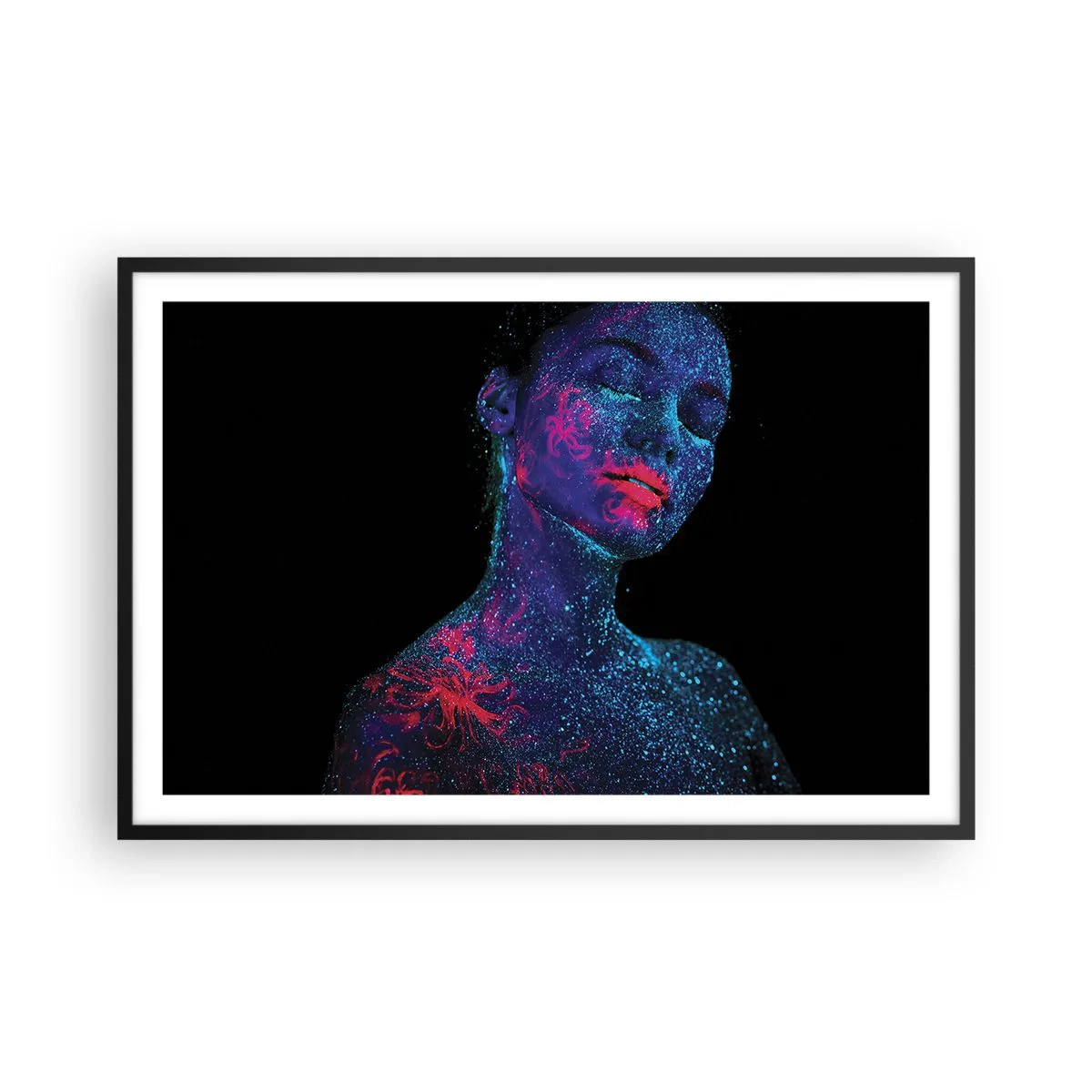 Póster en marco negro - En polvo de estrellas - 91x61 cm
