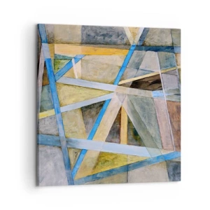 Cuadro sobre lienzo - Impresión de Imagen - ¿Recto o inclinado? - 60x60 cm