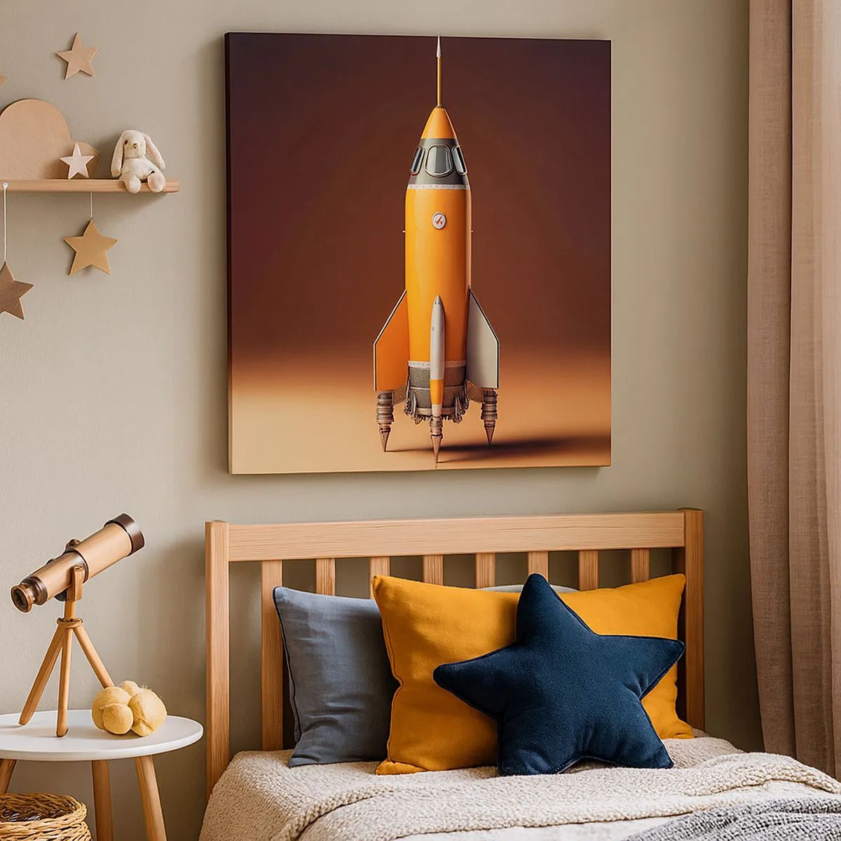 Cuadro sobre lienzo - Impresión de Imagen - Comienza con un sueño - 30x30 cm