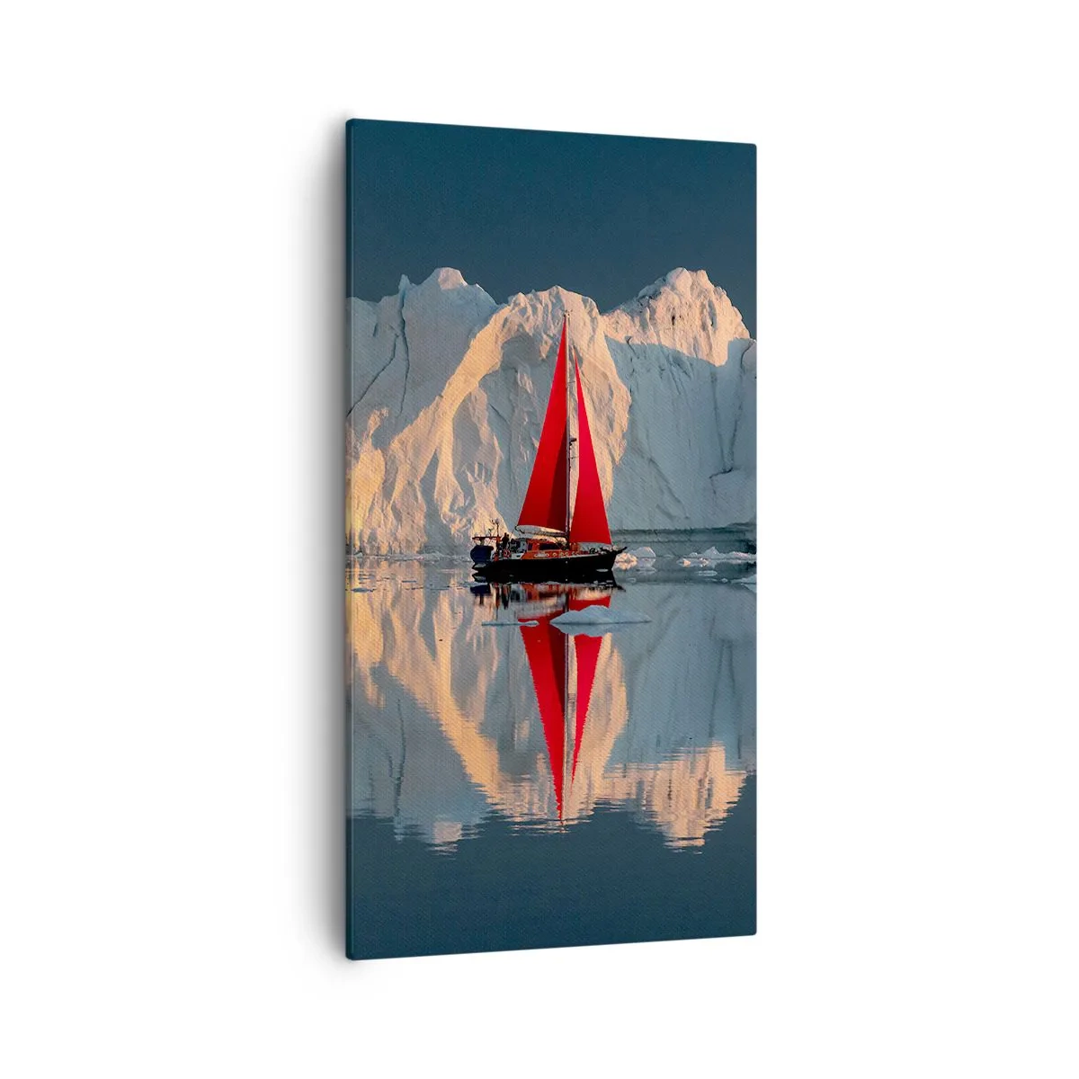 Cuadro sobre lienzo - Impresión de Imagen - En el límite del mundo - 55x100 cm