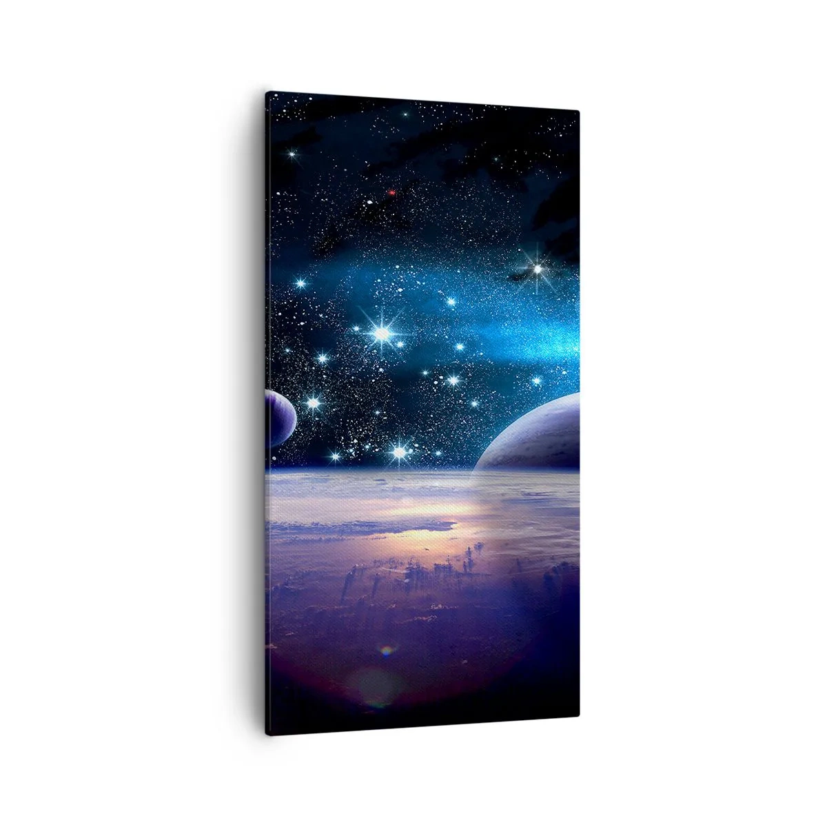 Cuadro sobre lienzo - Impresión de Imagen - ¿Sigues solo? - 55x100 cm