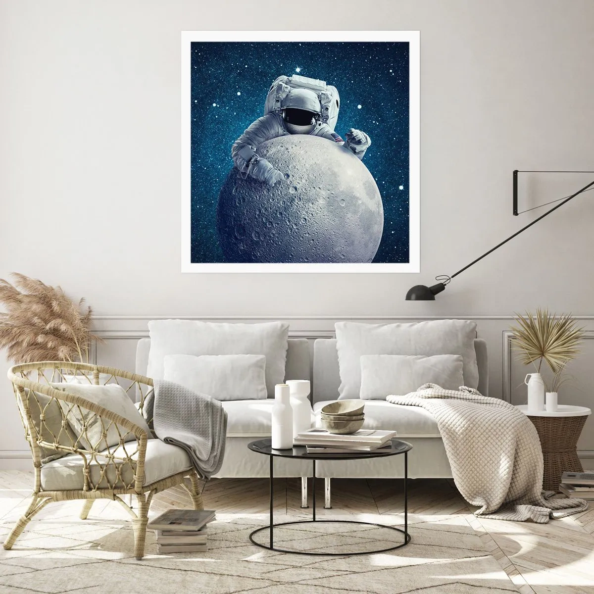 Póster - Bromista espacial - 60x60 cm