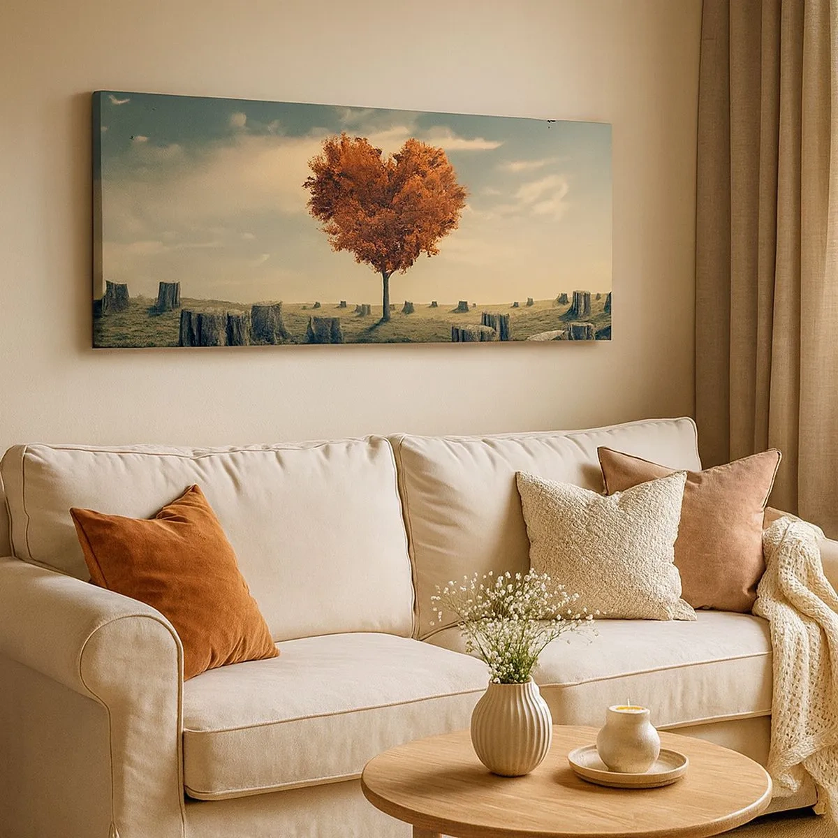 Cuadro sobre lienzo - Impresión de Imagen - Todavía hay esperanza - 100x40 cm