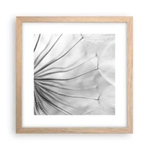 Póster en marco roble claro - Caricias del viento - 30x30 cm